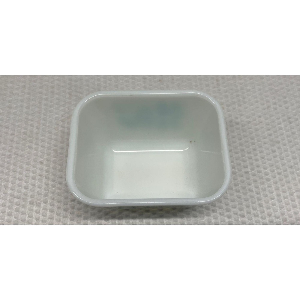 Pyrex 501 Amish Butter Print 1.5 Cup Refrigerator Dish Turquoise NO LID ## - Picture 3 of 5